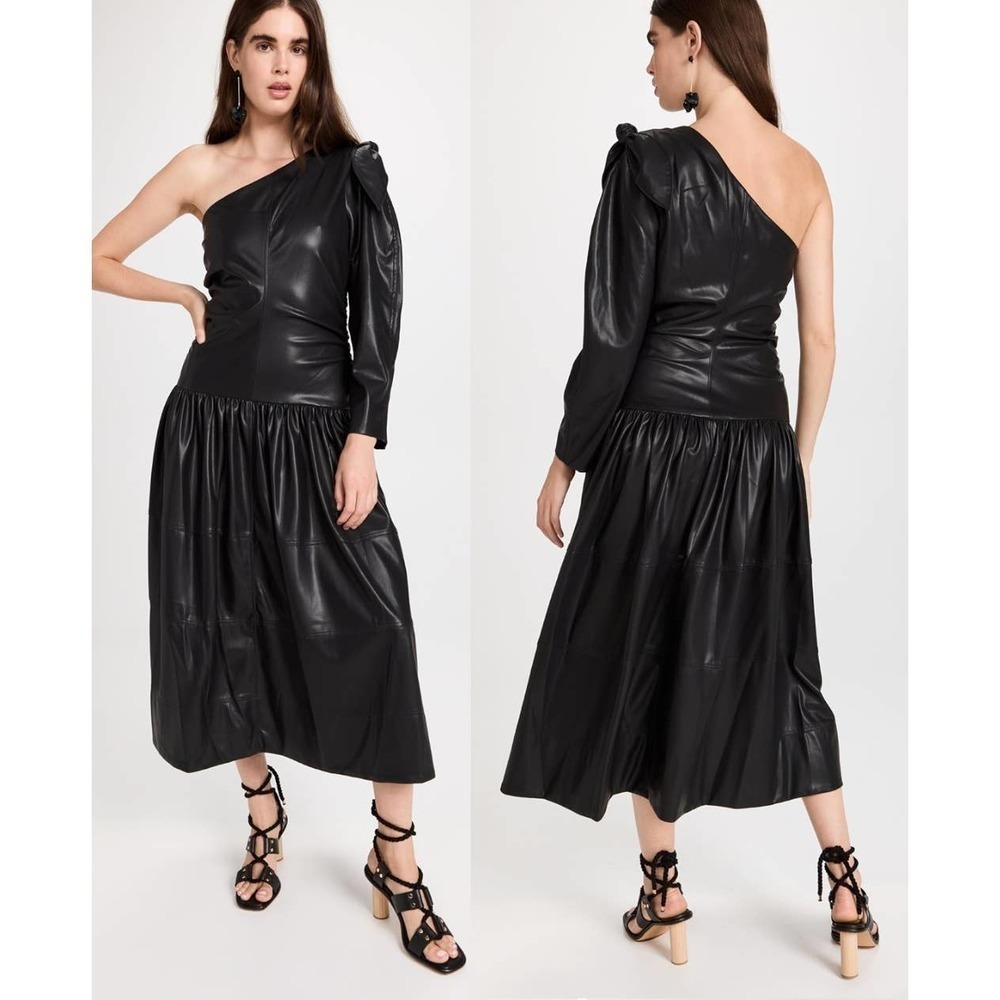 Tanya‎ Taylor Gigi Faux Leather Dress